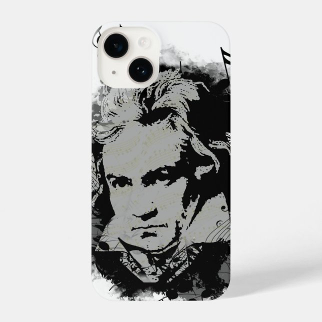 Musiker Beethoven iPhone Hülle (Rückseite)