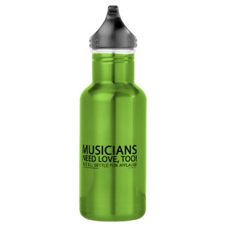 Musiker brauchen Liebe Edelstahlflasche