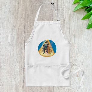 Musiker, der Chello spielt Schürze