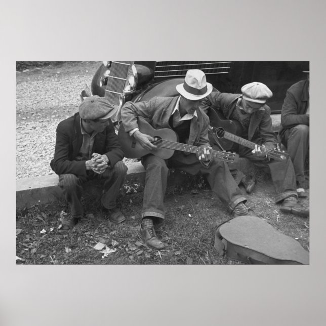 Musiker der Tennessee Street, 1935 Poster (Vorne)