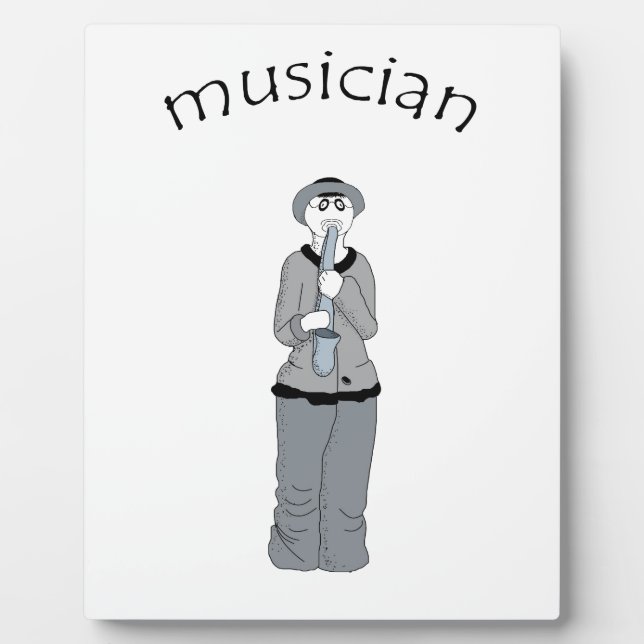 musiker fotoplatte (Vorderseite)