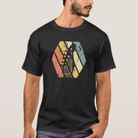 Musiker Gitarrist Retro Sunset Plektrum