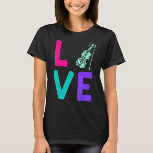 Musiker I Liebe meine Geige T-Shirt