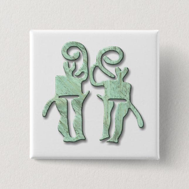 Musiker, Kupfer Button (Vorderseite)