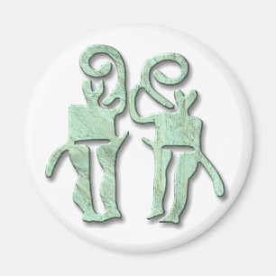 Musiker, Kupfer Magnet