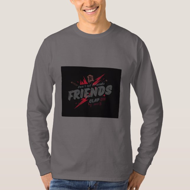 Musiker Langarmshirt T-Shirt (Vorderseite)