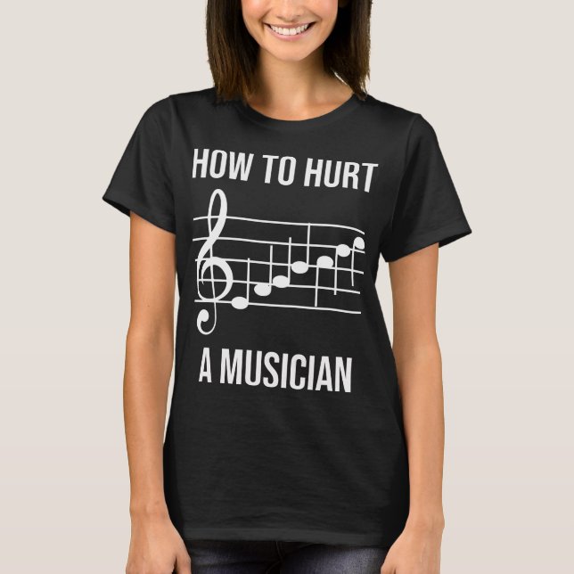 Musiker-Marching-Musikinstrument T-Shirt (Vorderseite)