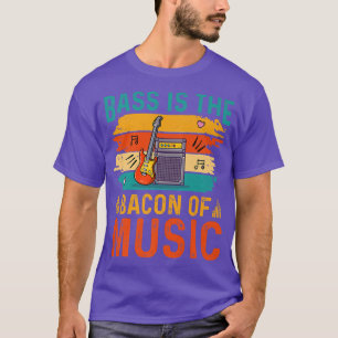 Musiker Musikinstrument Musik lustige Bass-Zitat T-Shirt