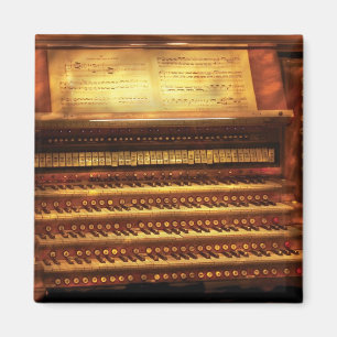 Musiker - Organist - die Pfeifenorgel Magnet