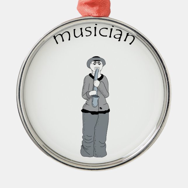 musiker ornament aus metall (Vorne)