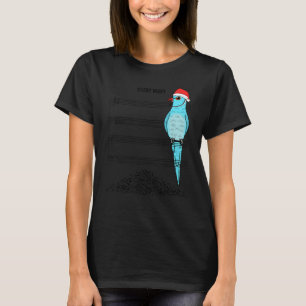 Musiker Parrot I Silent Night I Blue Indian Ringe T-Shirt