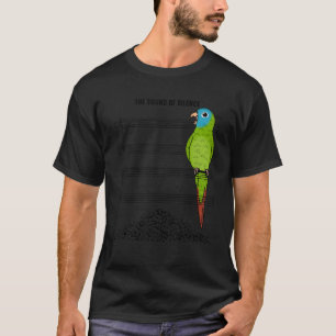 Musiker Parrot I sound of Silence I blauer Krone T-Shirt