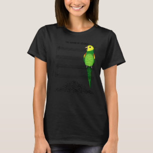 Musiker Parrot I Sound of Silence I gelb Kopf T-Shirt