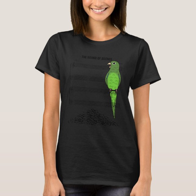 Musiker Parrot I sound of Silence I Green Paris T-Shirt (Vorderseite)