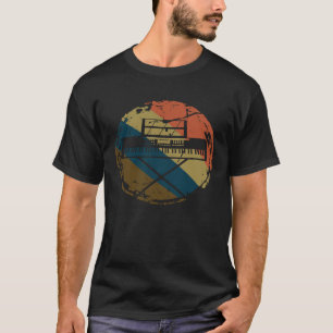 Musiker Pianist Gift Vintager Keyboard-Playlist T-Shirt