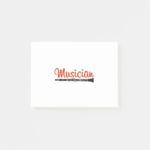 Musiker Post-it Klebezettel
