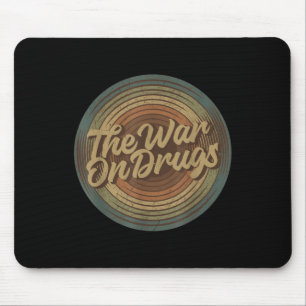 Musiker Retro Krieg gegen Drogen Vintag Vinyl 2010 Mousepad