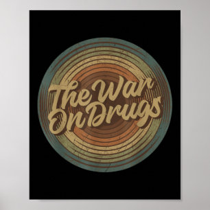 Musiker Retro War On Drugs Vintage Vinyl 2010er Ja Poster
