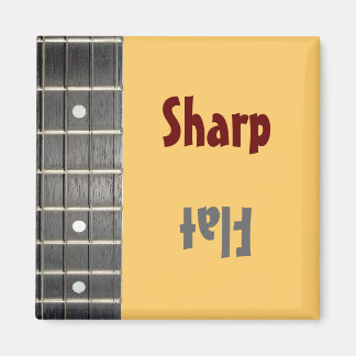 Musiker Sharp Flat Mood Magnet