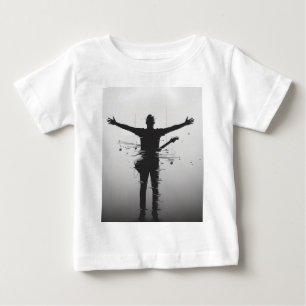 Musiker-Silhouette Baby T-shirt