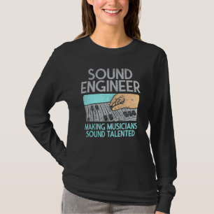 Musiker Sound Talented Music Sound Motor T-Shirt
