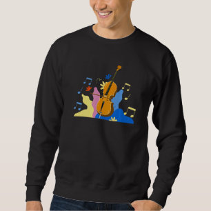 Musiker Spaß Cellist Orchestre Player Cel Sweatshirt