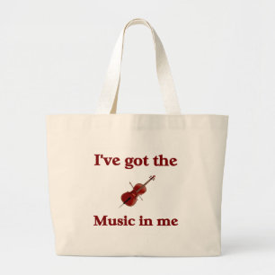 Musiker-Taschen-Tasche Jumbo Stoffbeutel