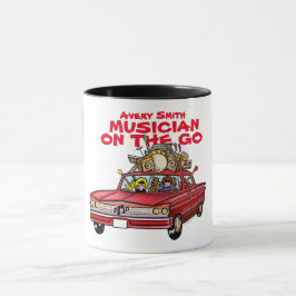 Musiker unterwegs Tasse
