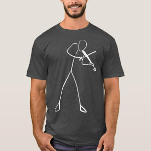 Musiker Violin Player Minimalistisch Violine Music T-Shirt