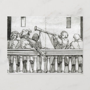 Musiker von Henry VIII Postkarte