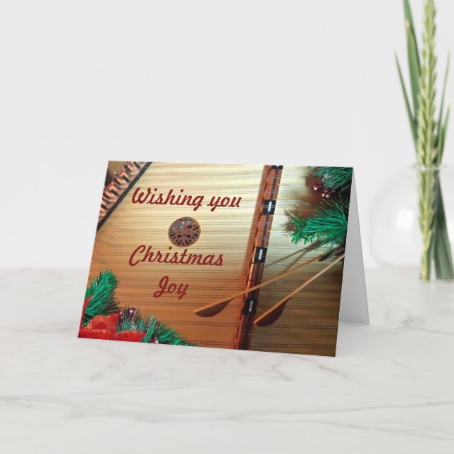 Musiker-Weihnachtskarte Karte (Vorderseite)