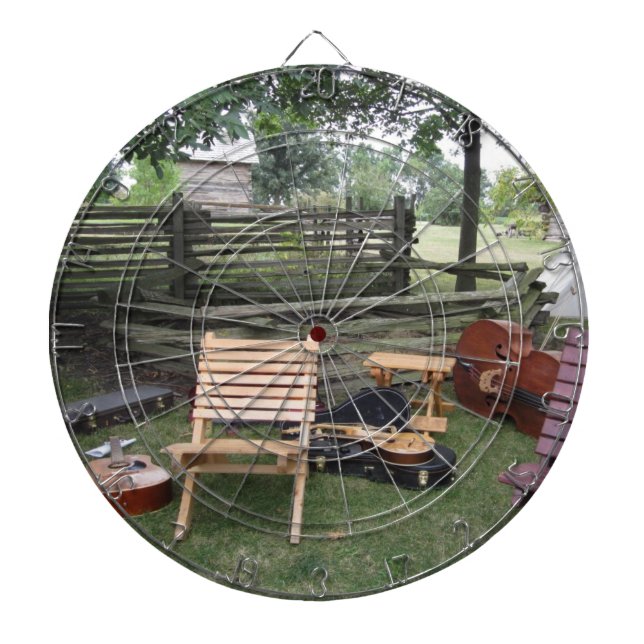 Musikerband Camp Dartboard Dartscheibe (vorne)