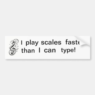 Musikerfragen Autoaufkleber