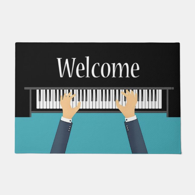 Musikerin Fußmatte (Vorderseite)