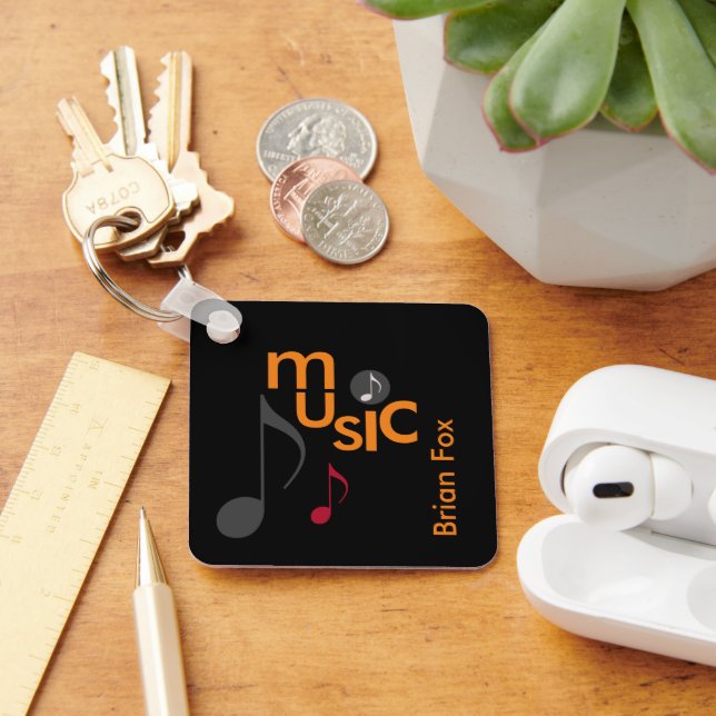 Musikerin Personalisiert Schlüsselanhänger (Schreibtisch)