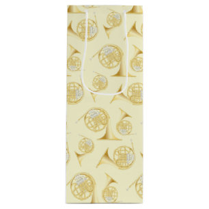 Musikerlehrer der französischen Horn Geschenktüte Für Weinflaschen