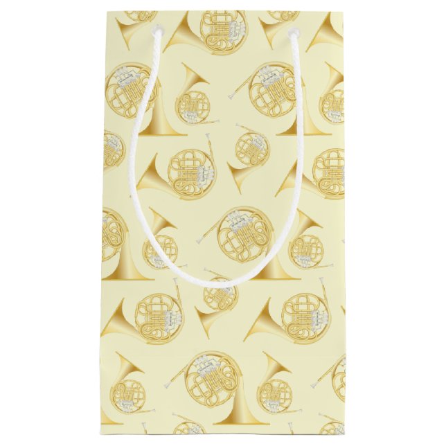 Musikerlehrer der französischen Horn Kleine Geschenktüte (Vorderseite)