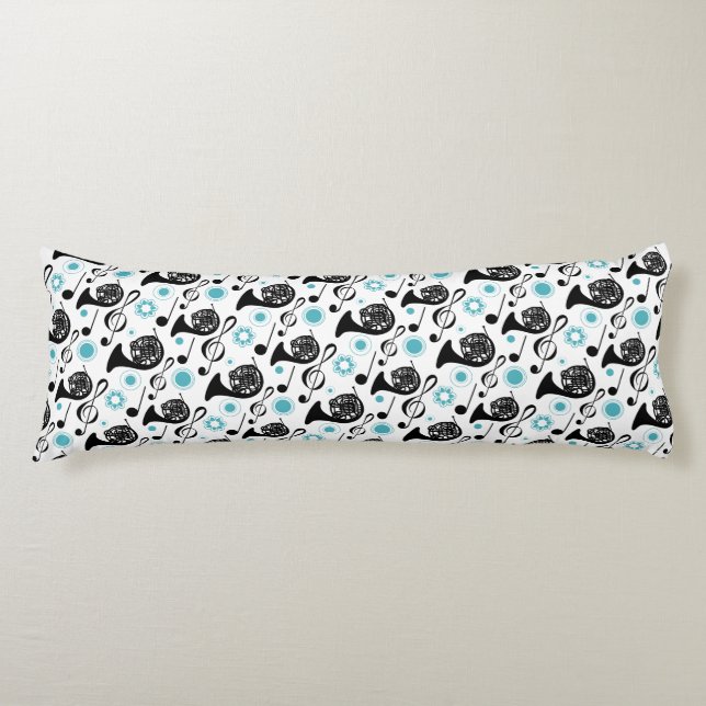 Musikermusikband Orchester der französischen Horn- Seitenschläferkissen (Vorderseite)