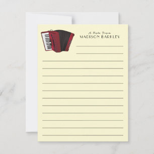 Musikermusiklehrer Dankeskarte