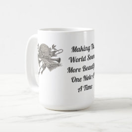 Musikermusiklehrer Vintages Musikinstrument Kaffeetasse