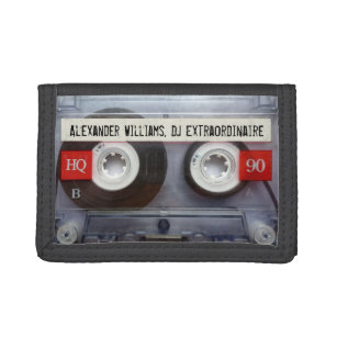 Musikextraordinaire-Kassettenband Trifold Geldbörse