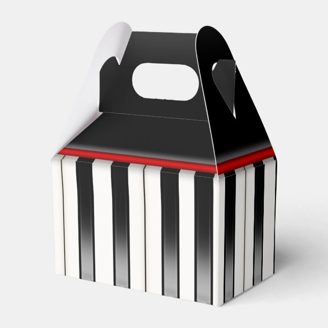 Musikfans niedliches Gastgeschenk Geschenkschachtel (Vorderseite)