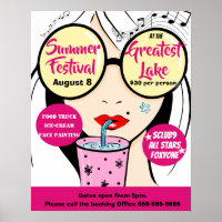 Musikfestival Boho Flyer, Poster-Wohltätigkeit