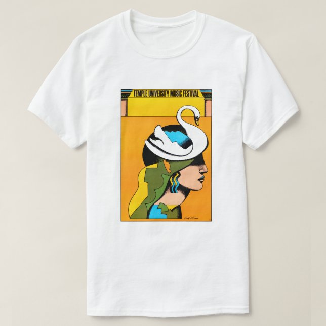 Musikfestival der Universität Tempel T-Shirt (Design vorne)