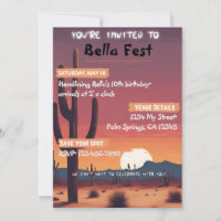 Musikfestival Geburtstagsfeier Einladung
