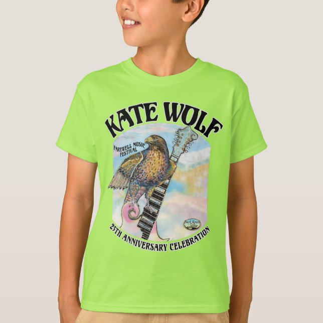 Musikfestival Kate Wolf 2022 - T - Shirt des Kinde (Vorderseite)