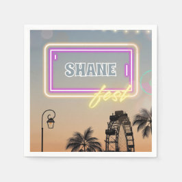 Musikfestival Konzert Geburtstagsparty Serviette