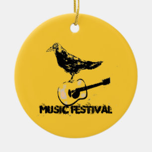 Musikfestivalkunst Keramikornament