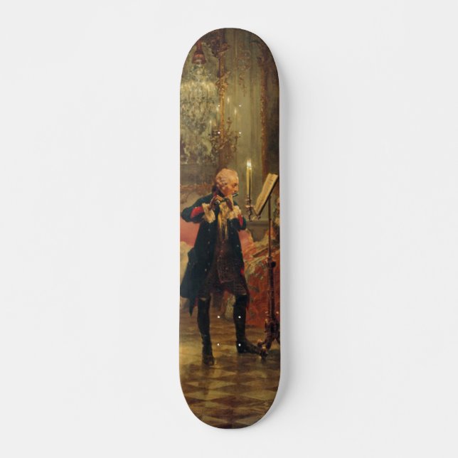 Musikflamen Skateboard (Vorne)