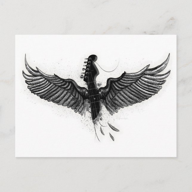 Musikfreiheit Postkarte (Vorderseite)